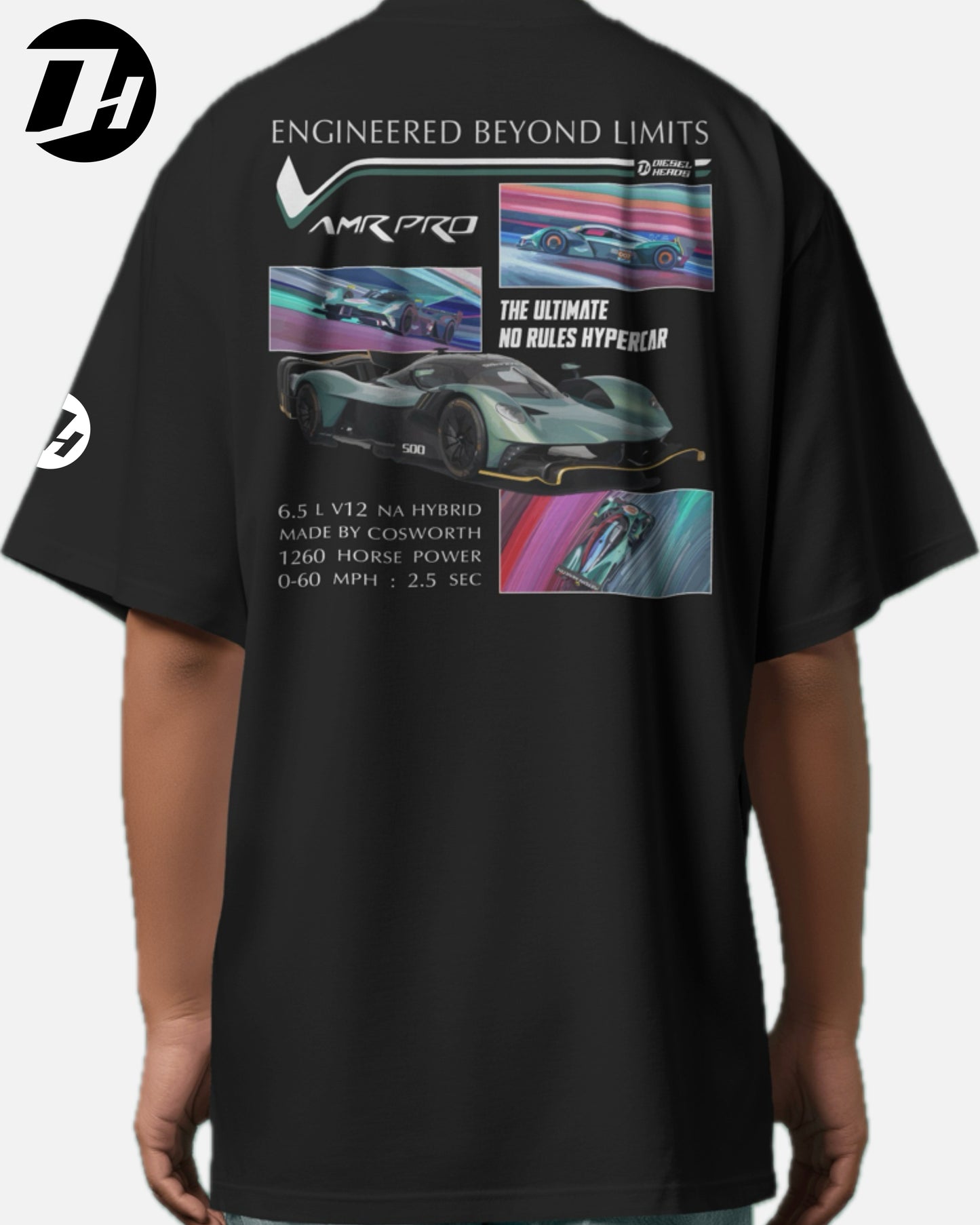 Diesel Heads - Aston Martin AMR Pro Unisex Oversized Tshirt