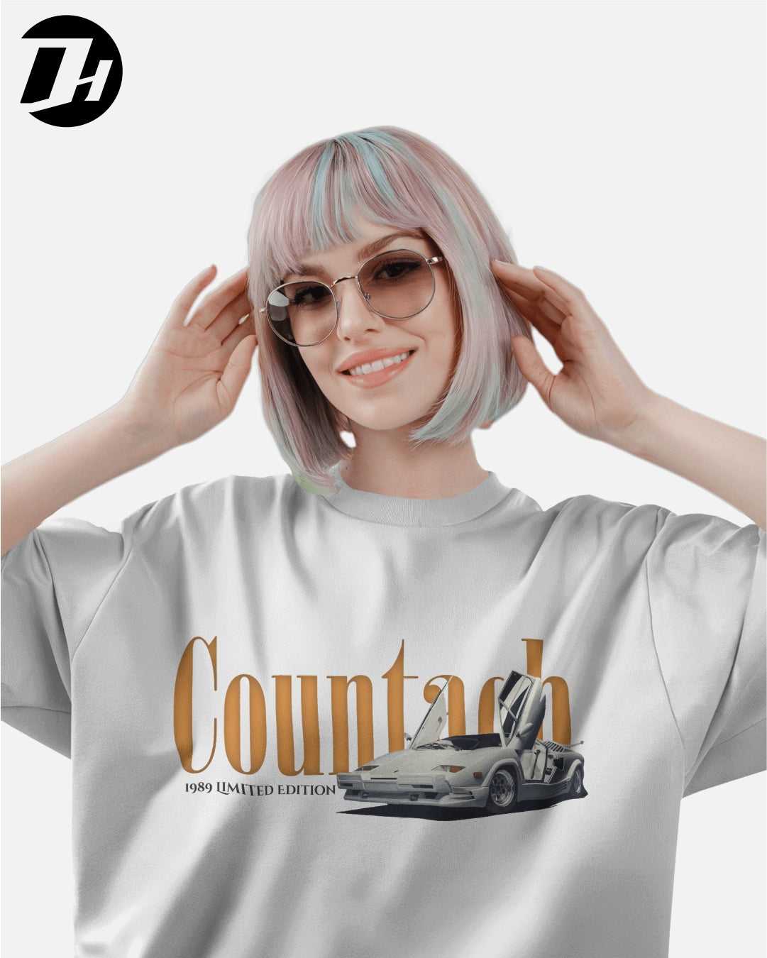 Diesel Heads - Countach Limited Edition Oversized unisex Tshirt
