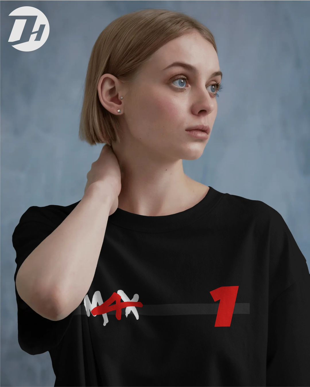 Diesel Heads - Max Verstappen 4 x Worldchampion Unisex Oversized Tshirt