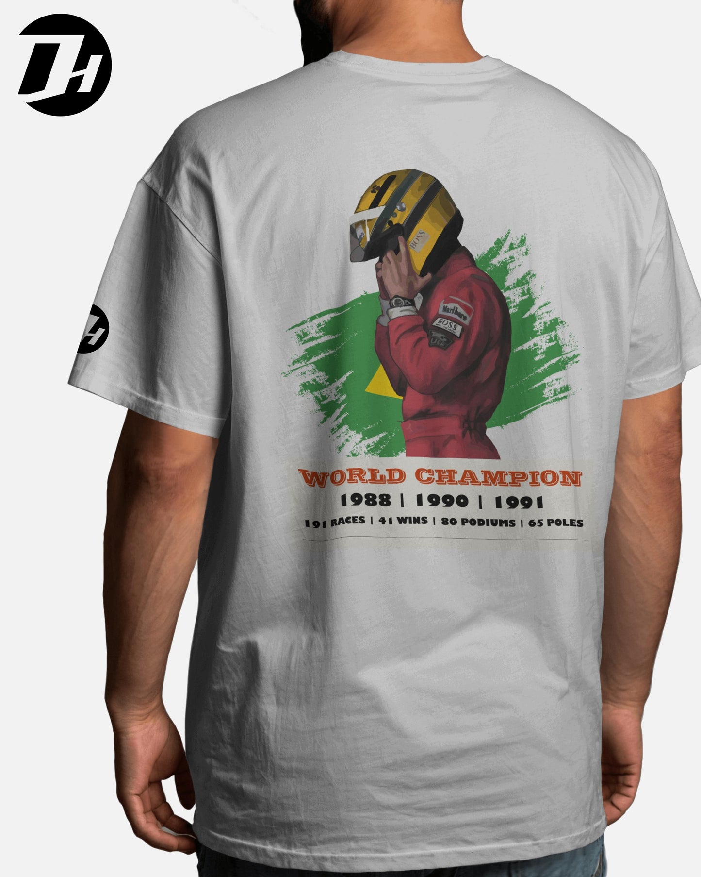 Diesel Heads - Ayrton Senna Oversized Unisex T-Shirt