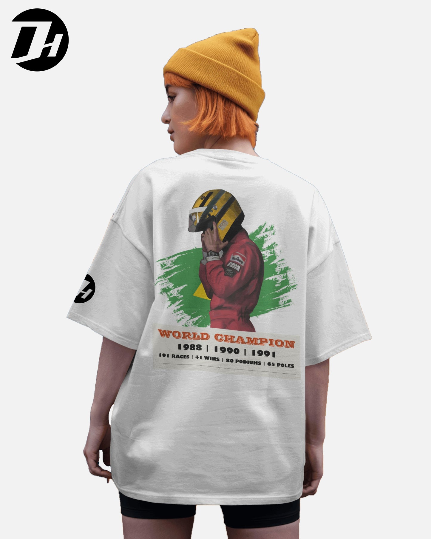 Diesel Heads - Ayrton Senna Oversized Unisex T-Shirt