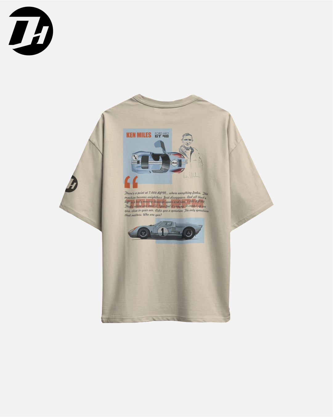 Diesel Heads - FORD GT40 Oversized Unisex Tshirt