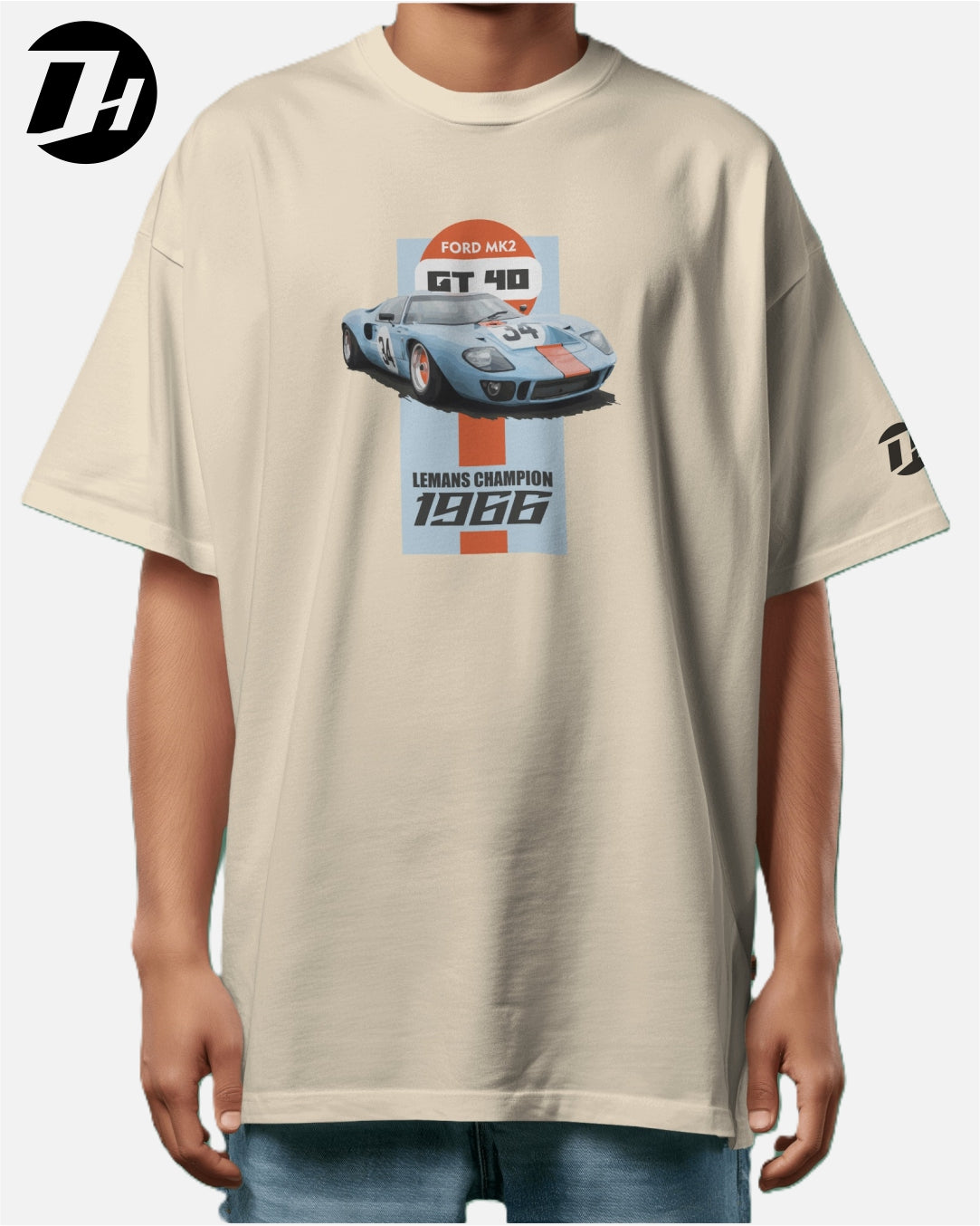 Diesel Heads - FORD GT40 Oversized Unisex Tshirt