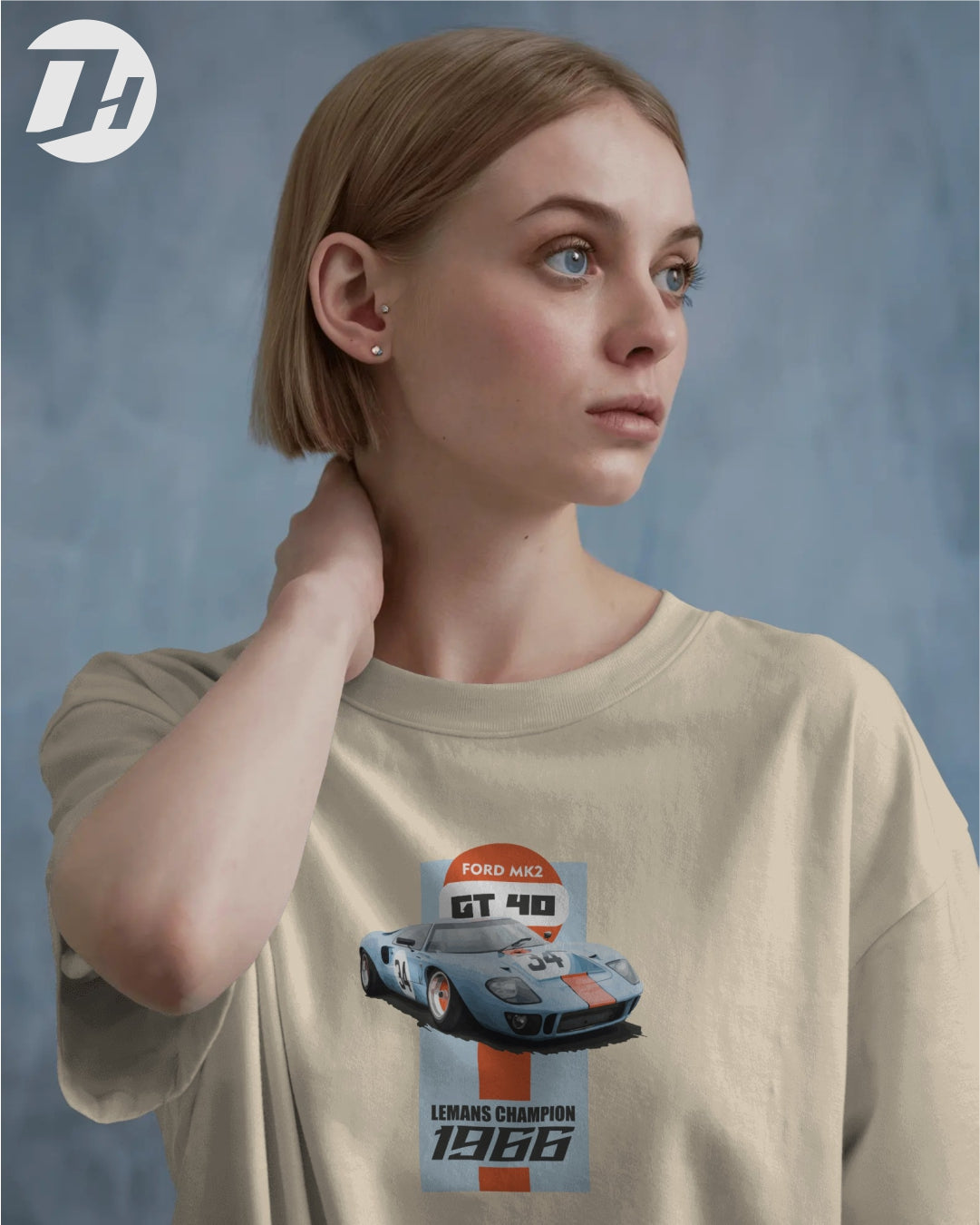 Diesel Heads - FORD GT40 Oversized Unisex Tshirt
