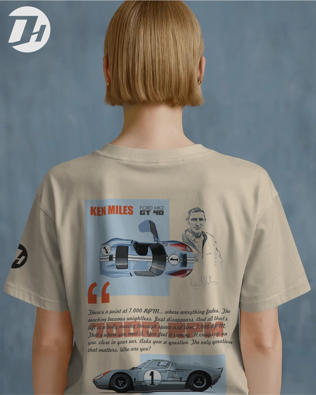 Diesel Heads - FORD GT40 Oversized Unisex Tshirt