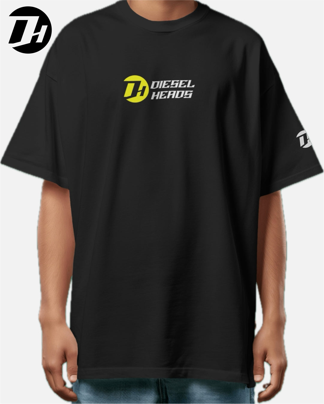 Diesel Heads - Late Nights, Straight Pipes Unisex Oversized Tshirt