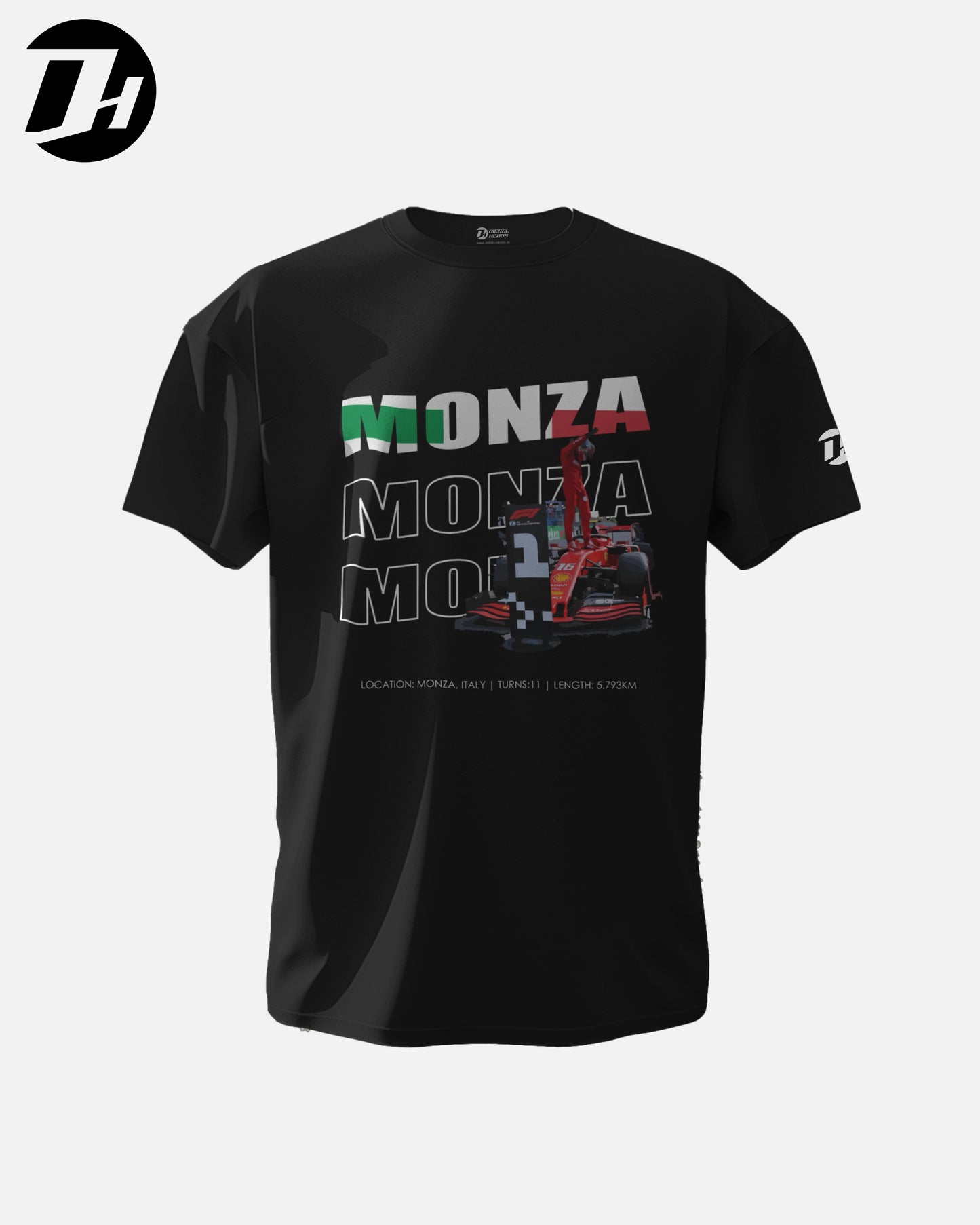 Diesel Heads - Monza Italian Grand Prix Oversized Unisex T-Shirt
