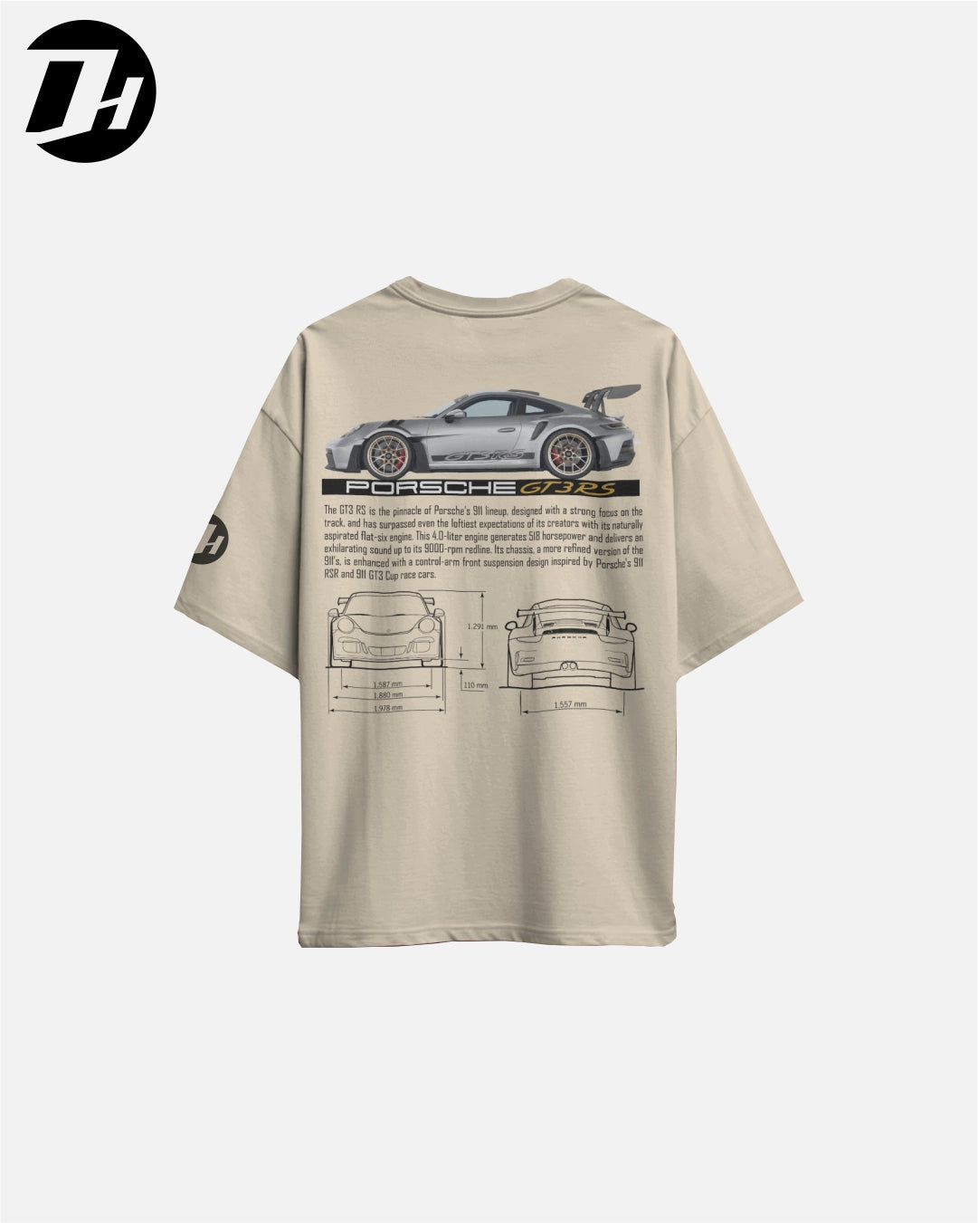 Diesel Heads - GT3 RS Unisex Oversized Tshirt