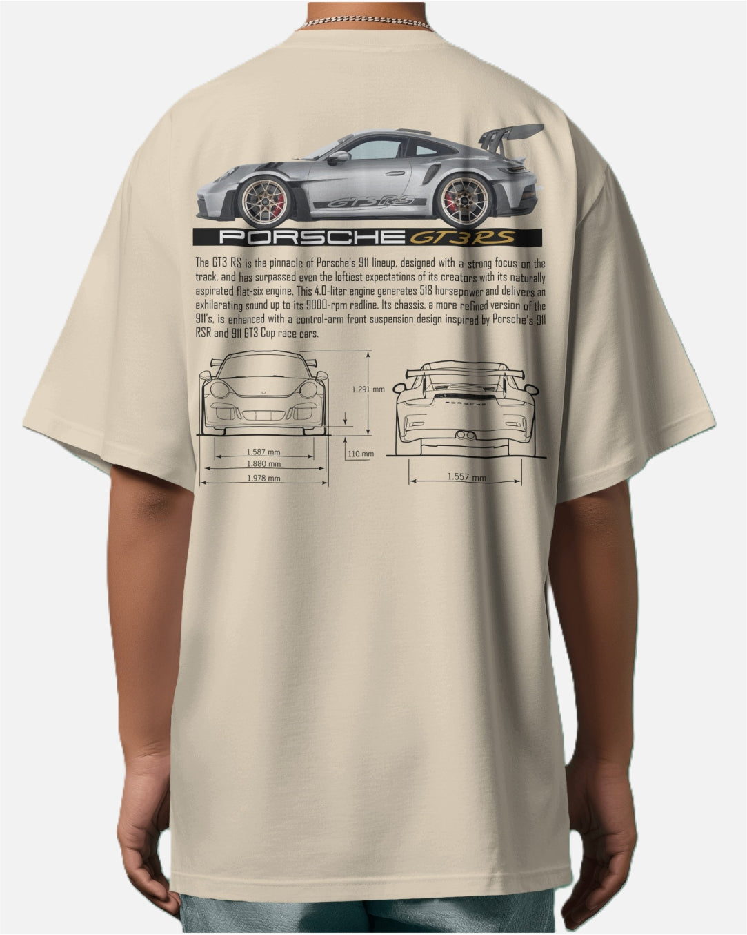 Diesel Heads - GT3 RS Unisex Oversized Tshirt
