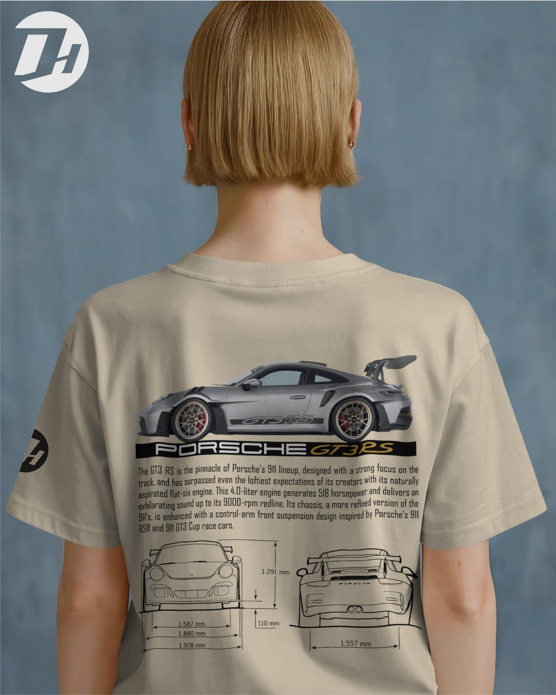 Diesel Heads - GT3 RS Unisex Oversized Tshirt
