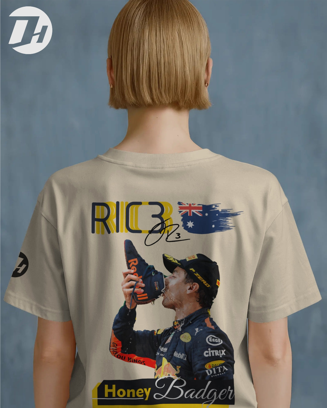 Diesel Heads - Daniel Ricciardo Unisex Over Sized Tshirt