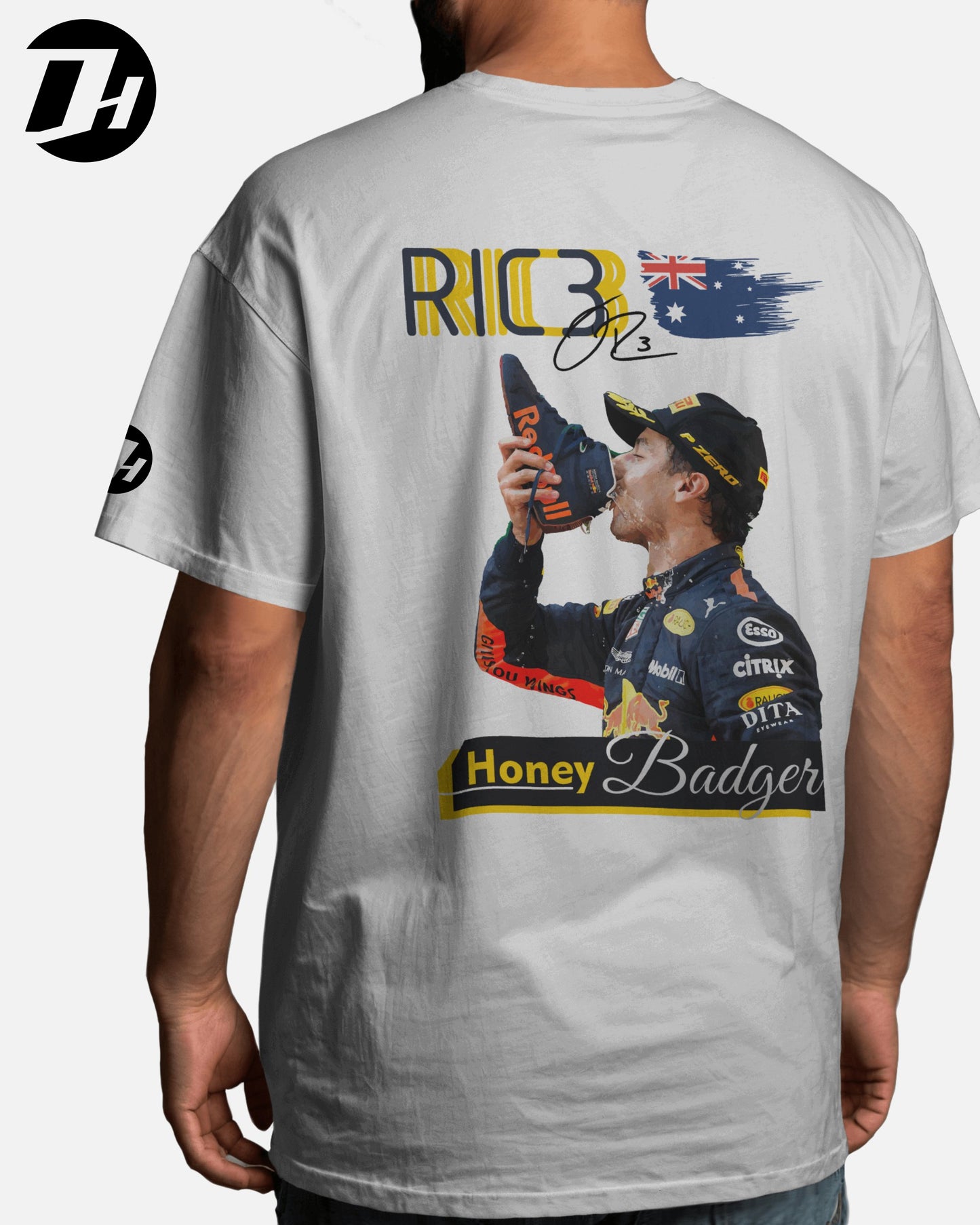 Diesel Heads - Daniel Ricciardo Unisex Over Sized Tshirt