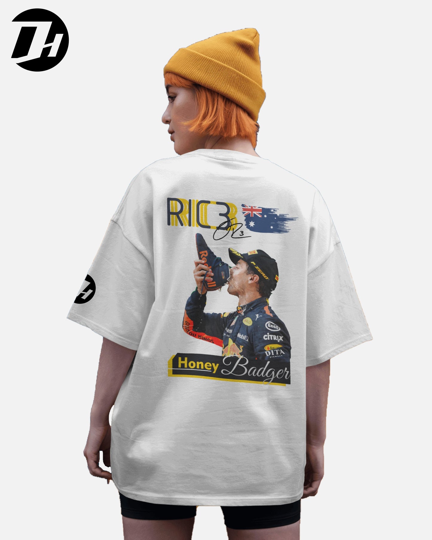Diesel Heads - Daniel Ricciardo Unisex Over Sized Tshirt