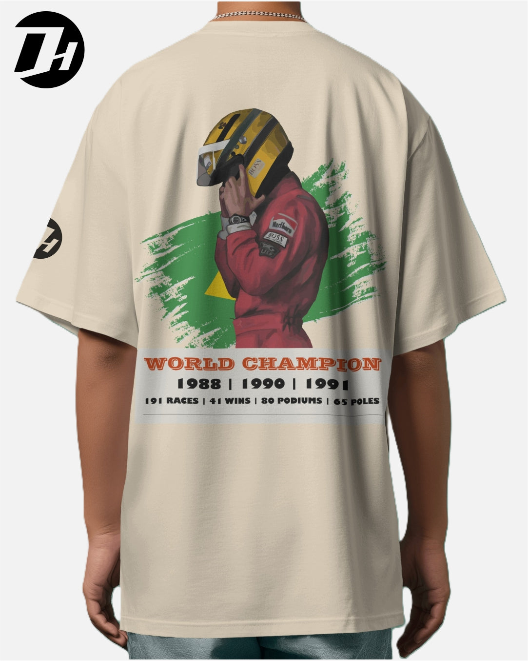 Diesel Heads - Ayrton Senna Oversized Unisex T-Shirt
