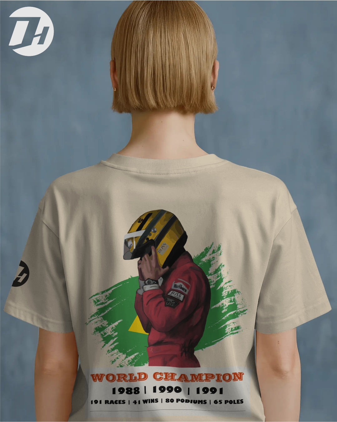 Diesel Heads - Ayrton Senna Oversized Unisex T-Shirt
