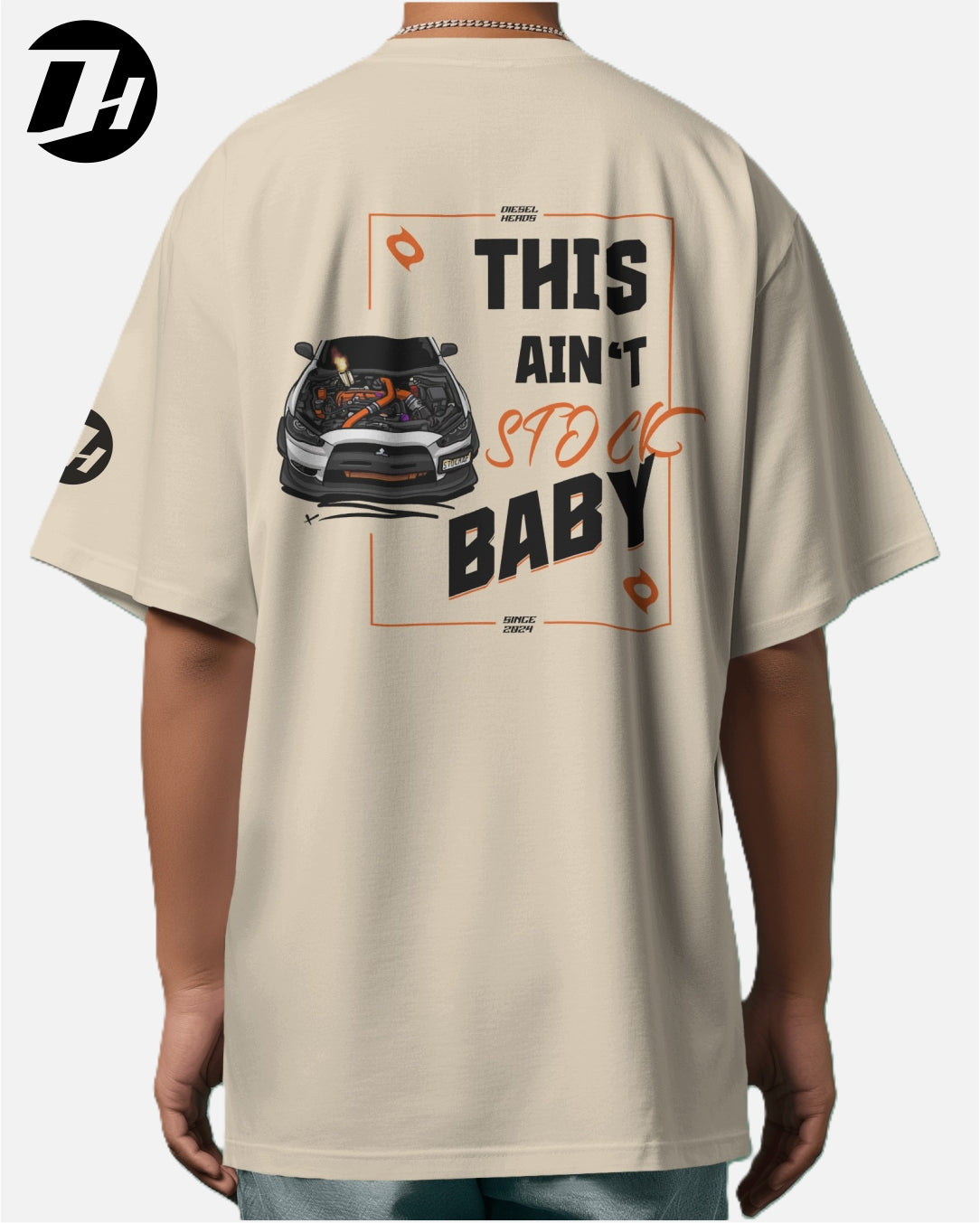 Diesel heads - Stock AF / This Ain't Stock Baby Unisex Oversized Tshirt