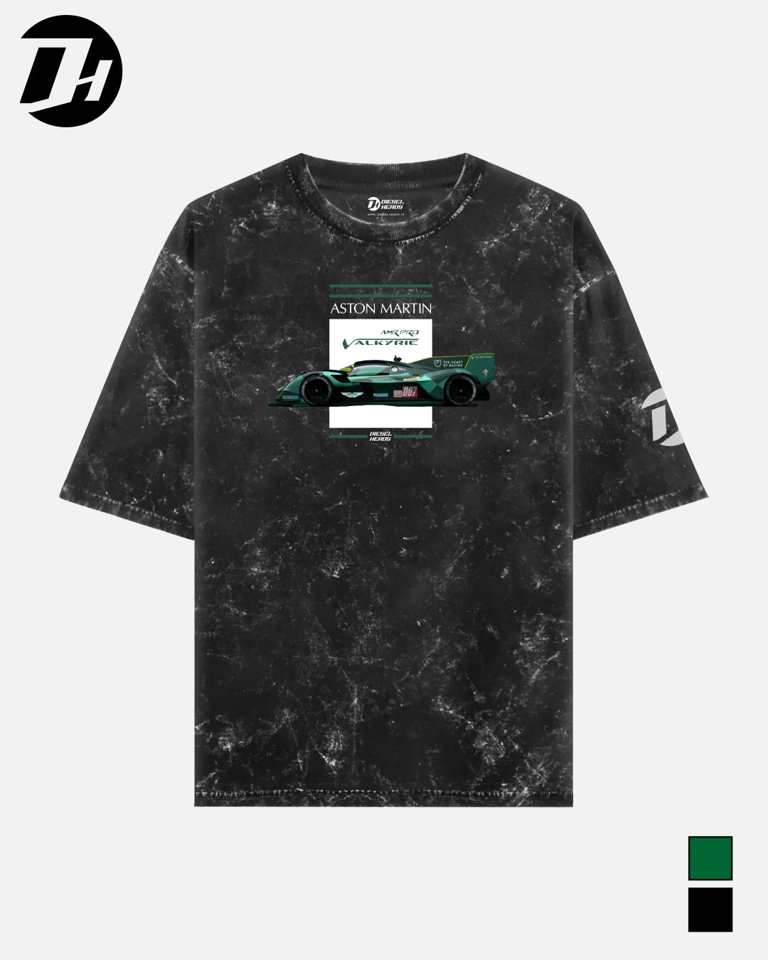 Diesel Heads - Aston Martin AMR Pro Unisex Oversized Tshirt (Acid Wash)