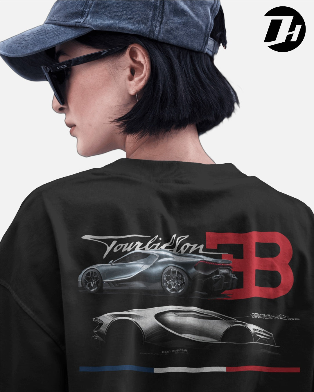 Diesel Heads - Bugatti Tourbillon Oversized Unisex Tshirt