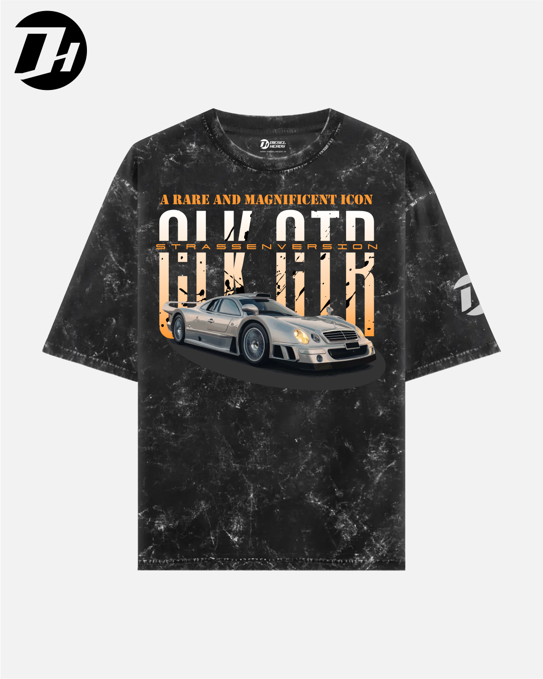 Diesel Heads - CLK GTR Unisex Oversized Tshirt (Acid Wash)