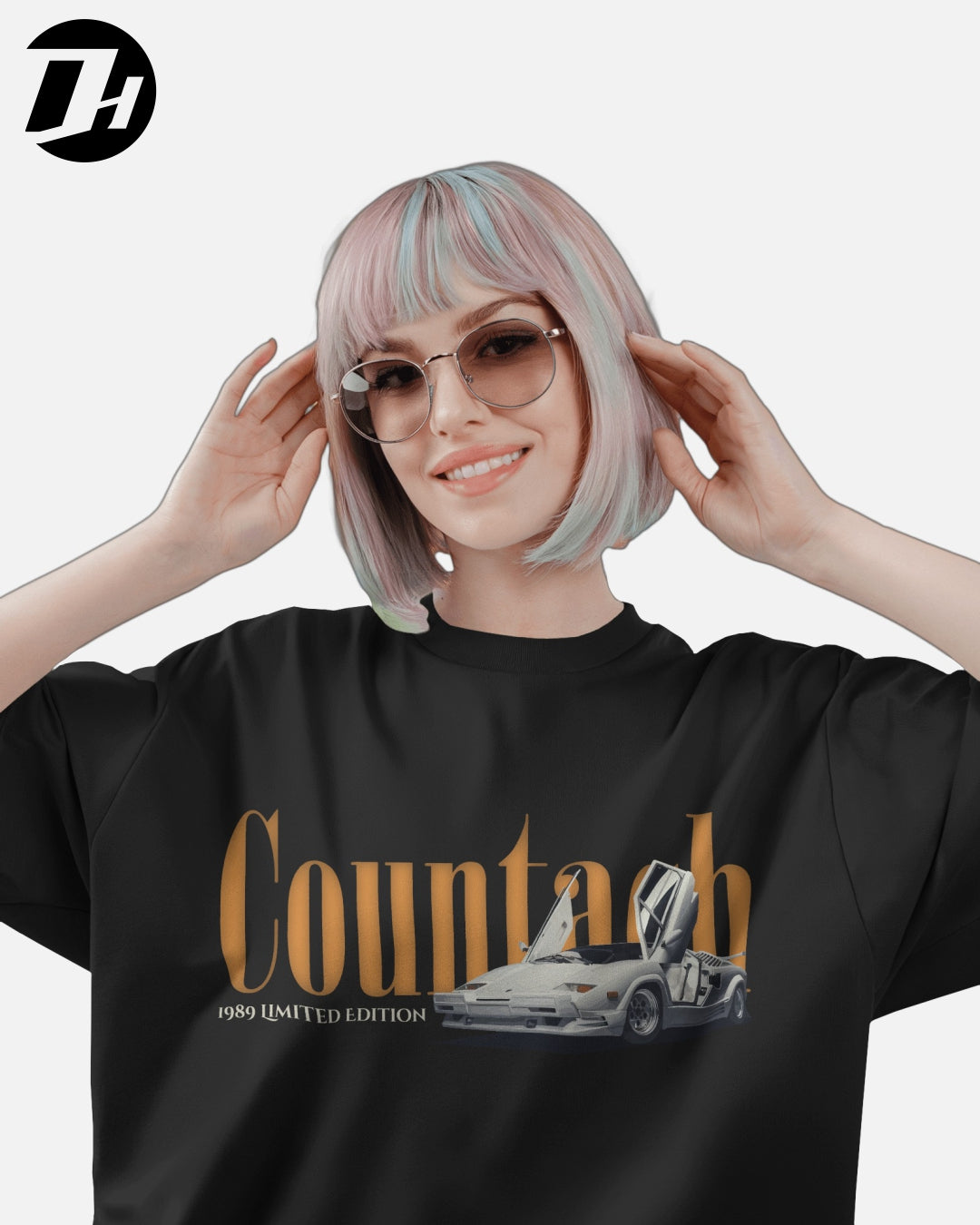 Diesel Heads - Countach Limited Edition Oversized unisex Tshirt