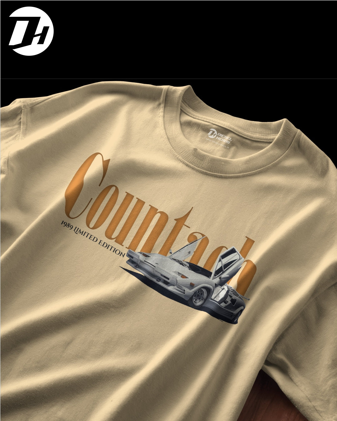 Diesel Heads - Countach Limited Edition Oversized unisex Tshirt