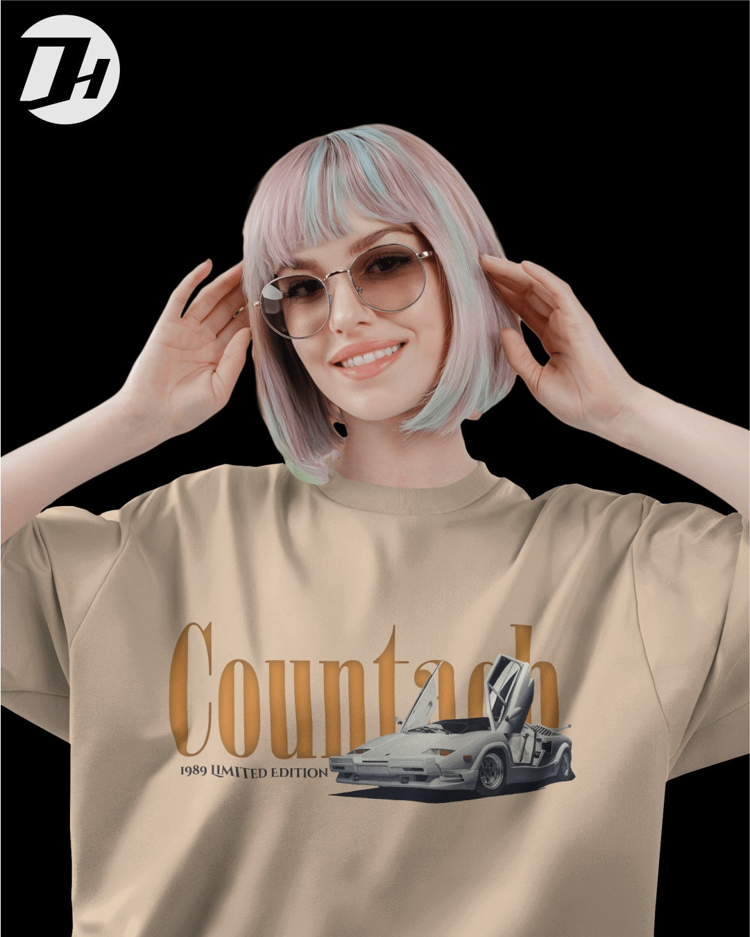 Diesel Heads - Countach Limited Edition Oversized unisex Tshirt