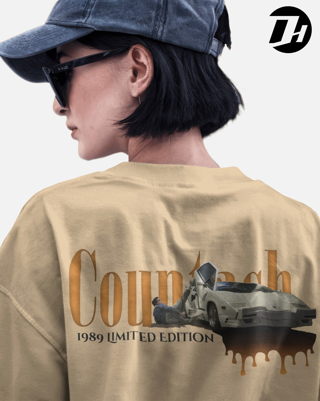 Diesel Heads - Countach Limited Edition Oversized unisex Tshirt