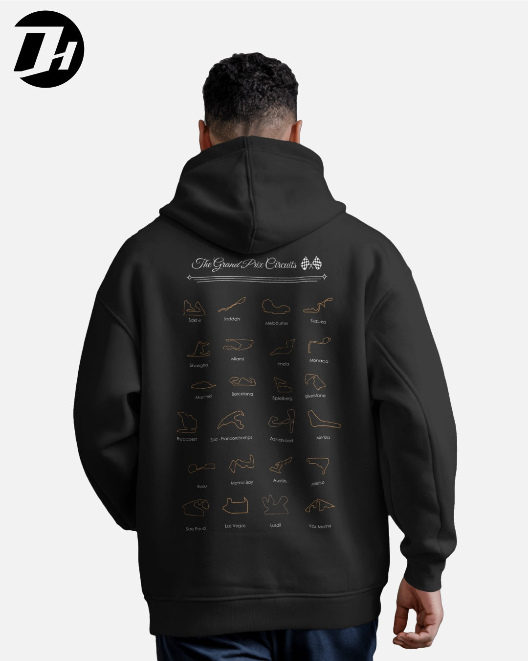 Diesel Heads - Monza Italian Grand Prix Oversized Hooded Sweat shirt