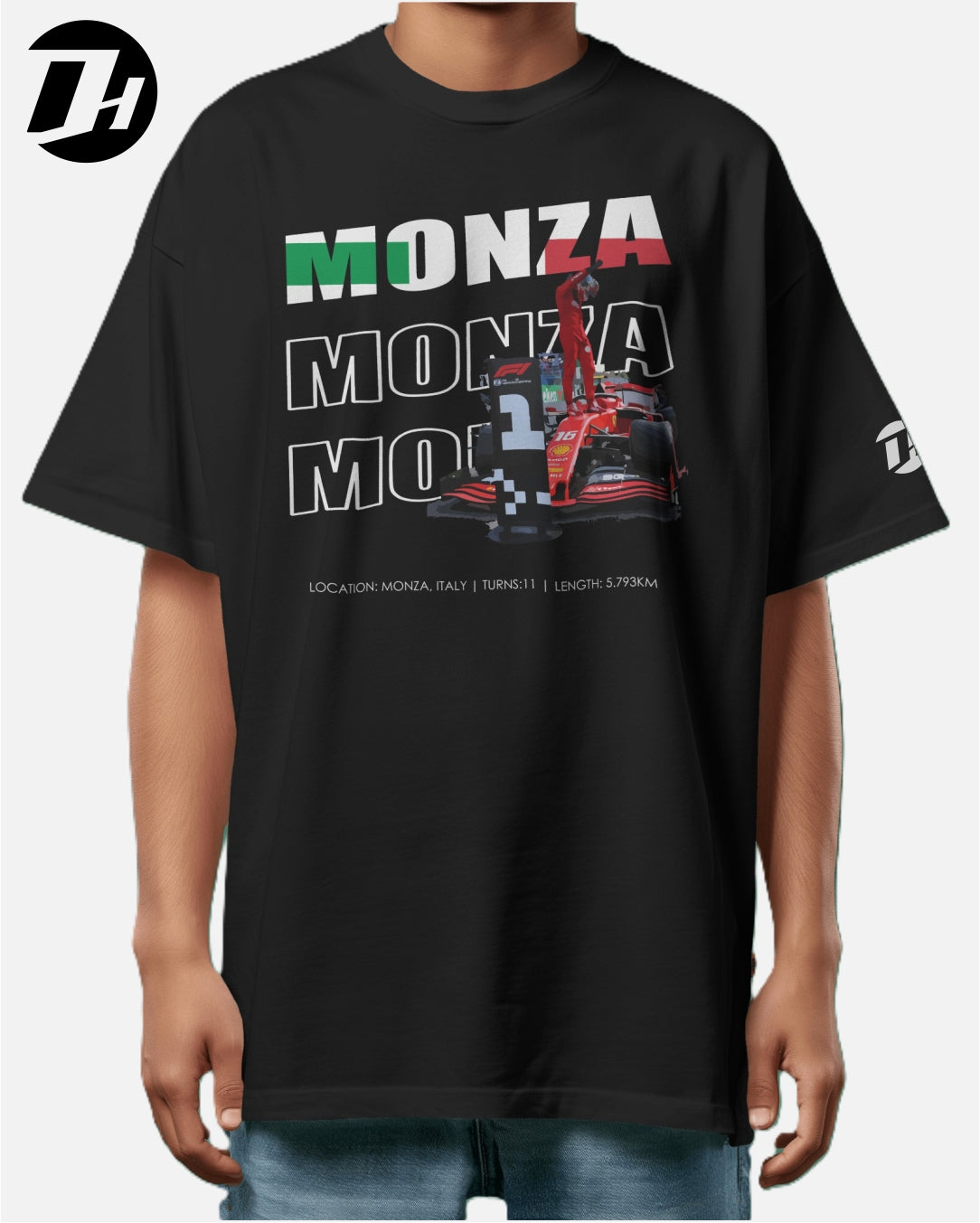 Diesel Heads - Monza Italian Grand Prix Oversized Unisex T-Shirt