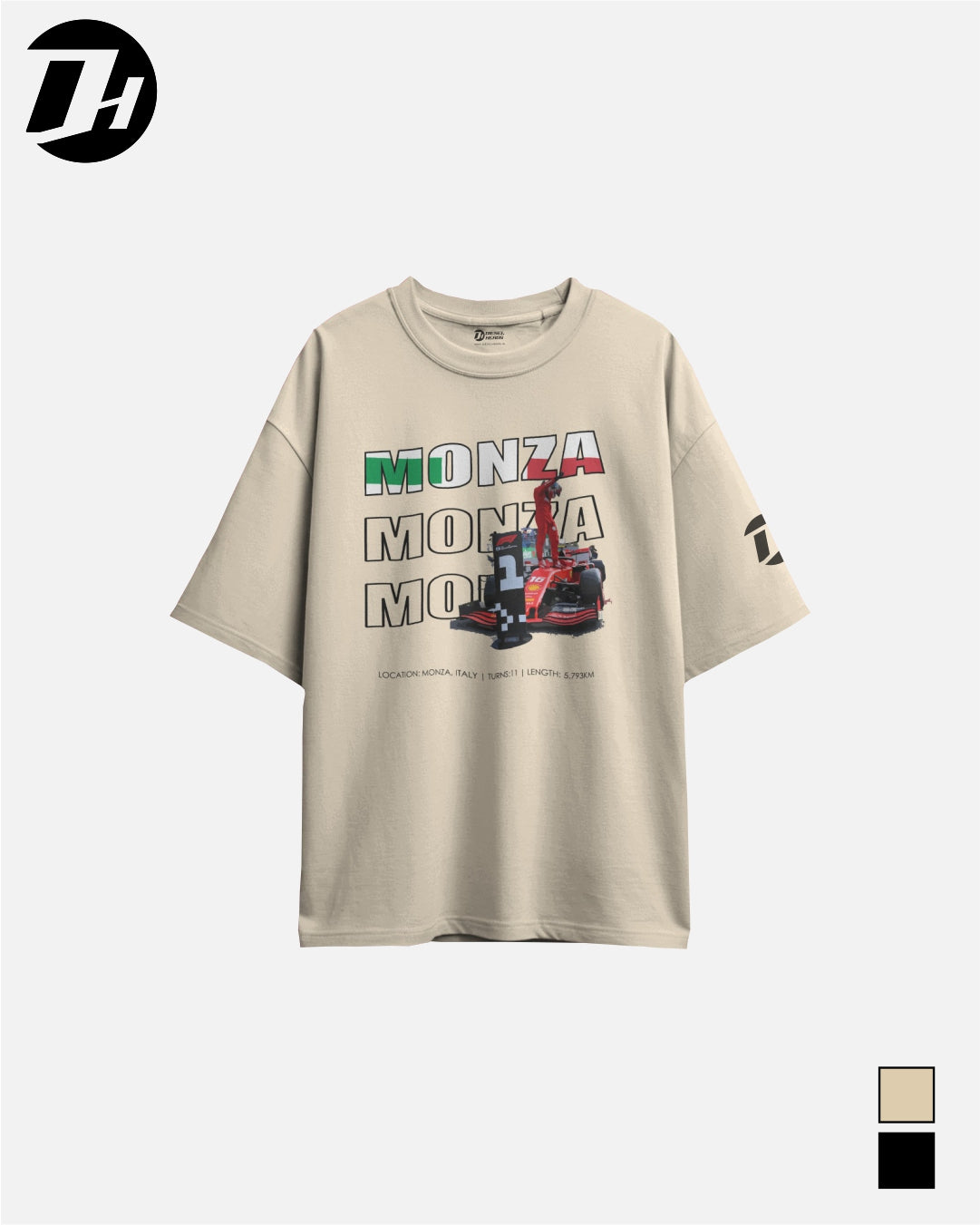 Diesel Heads - Monza Italian Grand Prix Oversized Unisex T-Shirt