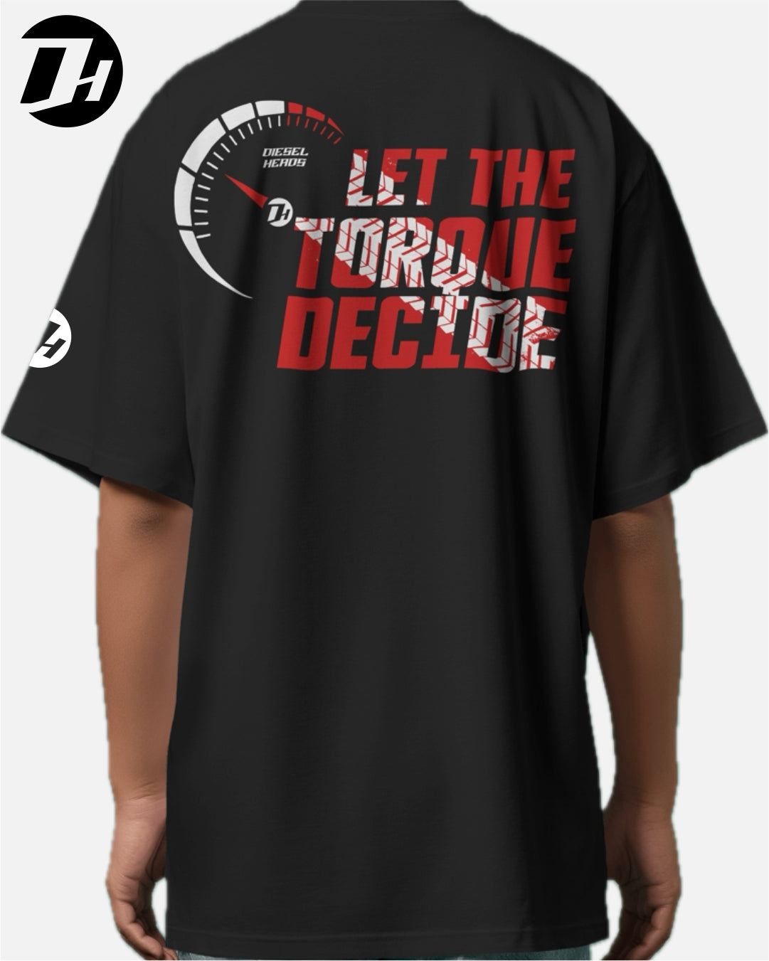 Diesel Heads -  Let the Torque Decide Unisex Oversized Tshirt