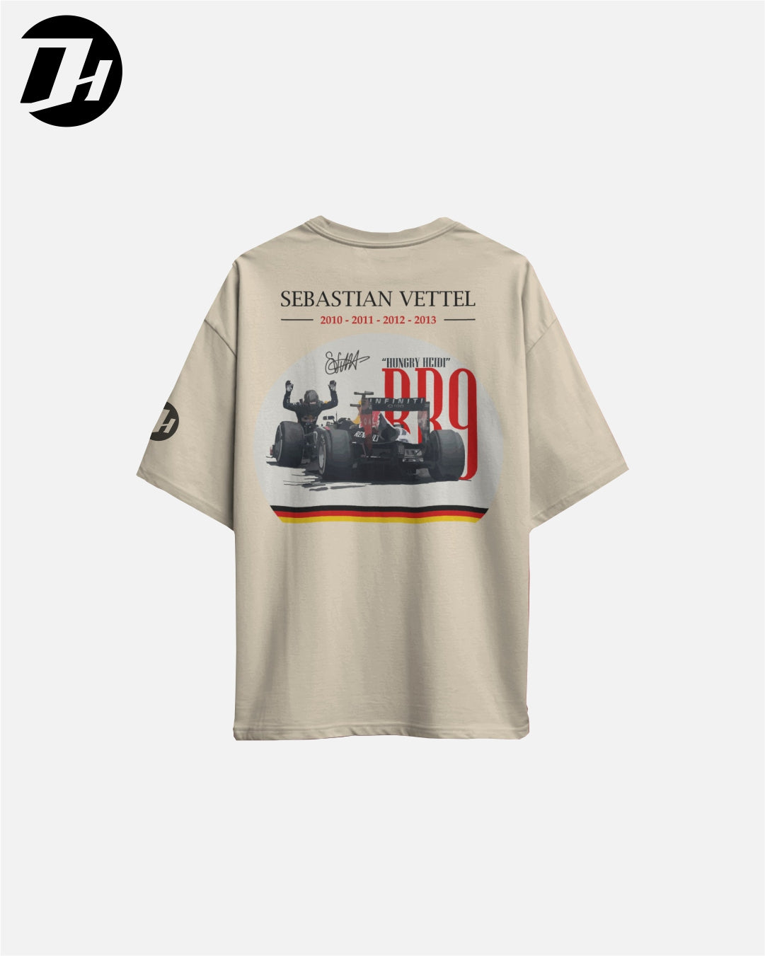 Diesel Heads -  Sebastian Vettel Oversized Unisex Tshirt
