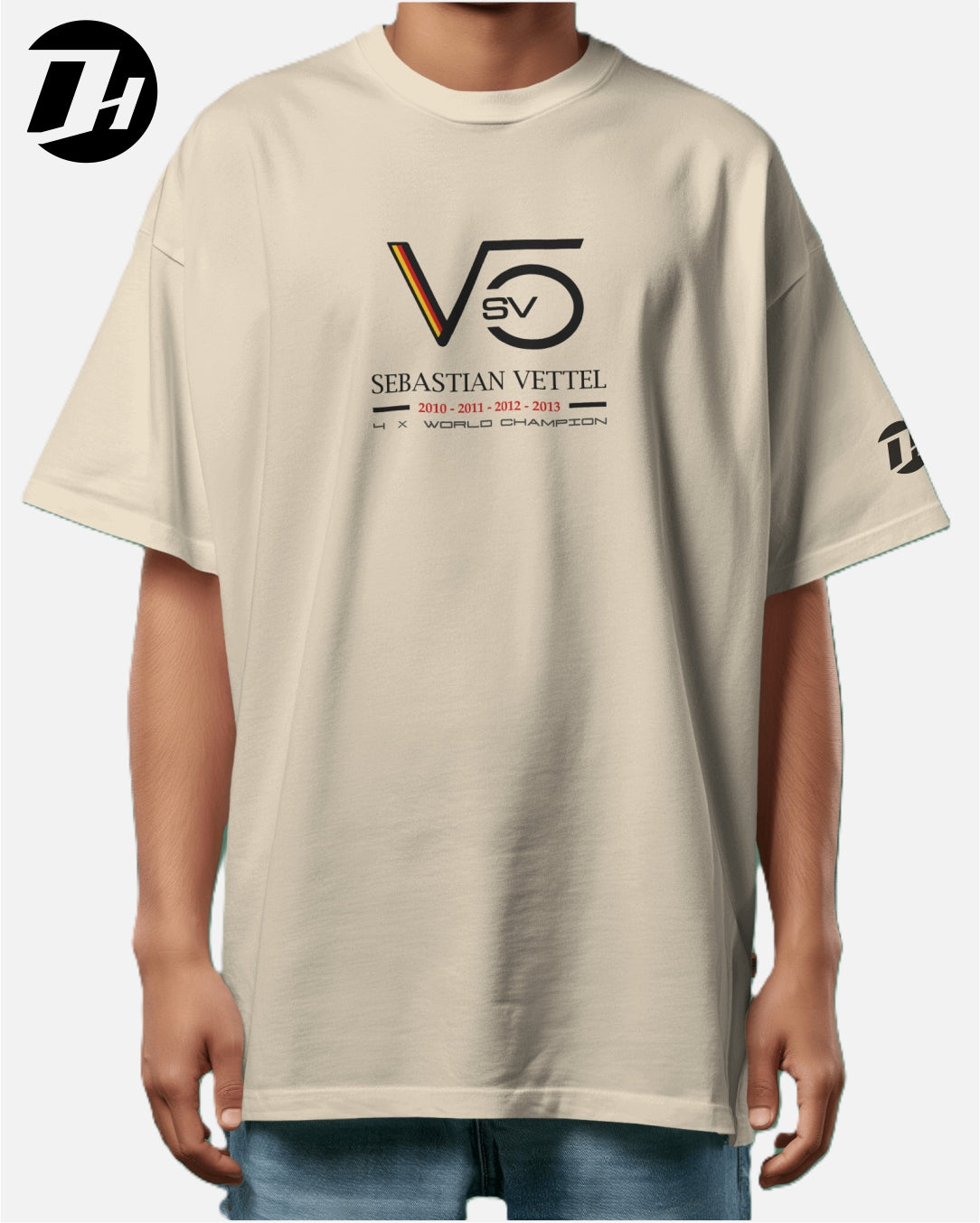 Diesel Heads -  Sebastian Vettel Oversized Unisex Tshirt