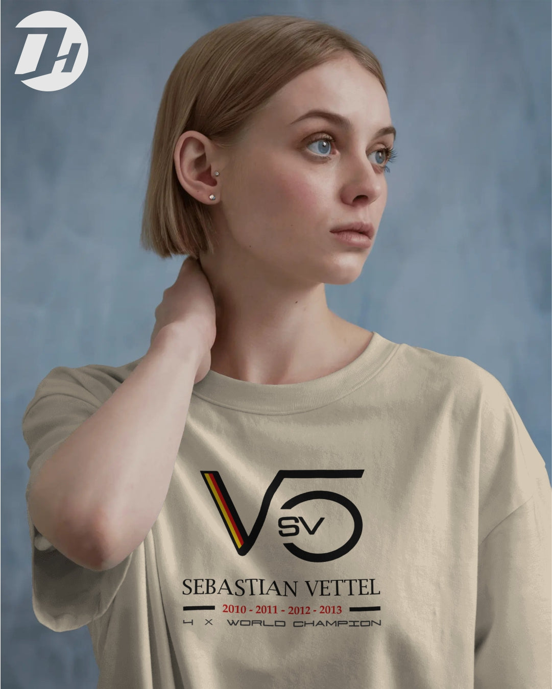 Diesel Heads -  Sebastian Vettel Oversized Unisex Tshirt