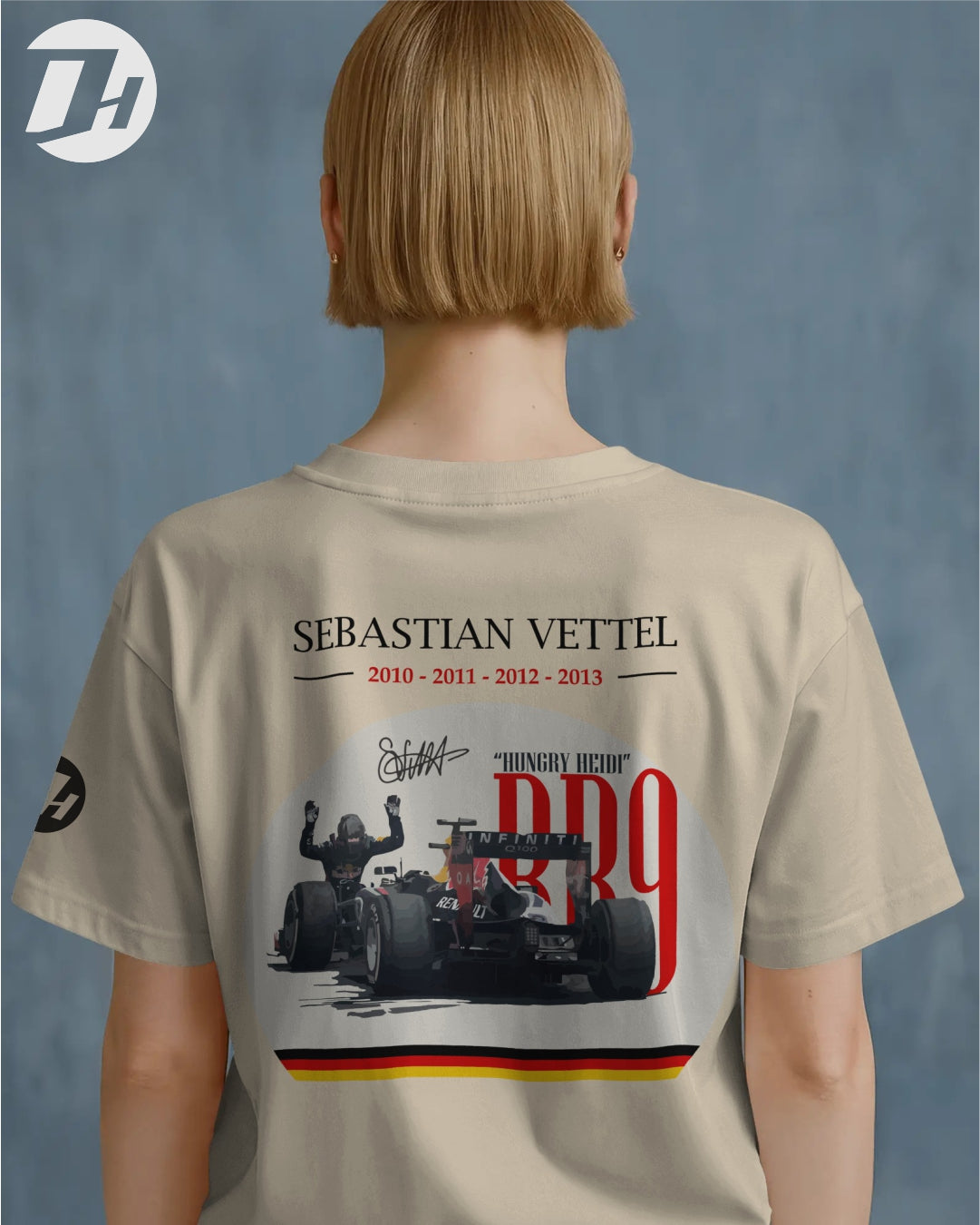 Diesel Heads -  Sebastian Vettel Oversized Unisex Tshirt